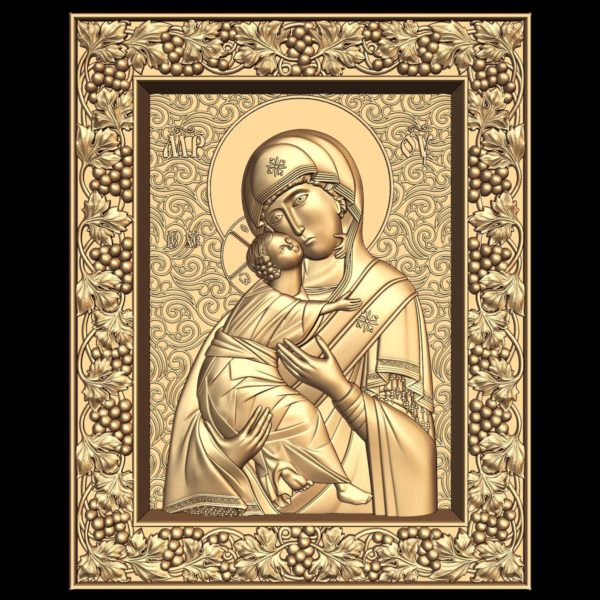 3d STL Model for CNC Religion Icon (17)