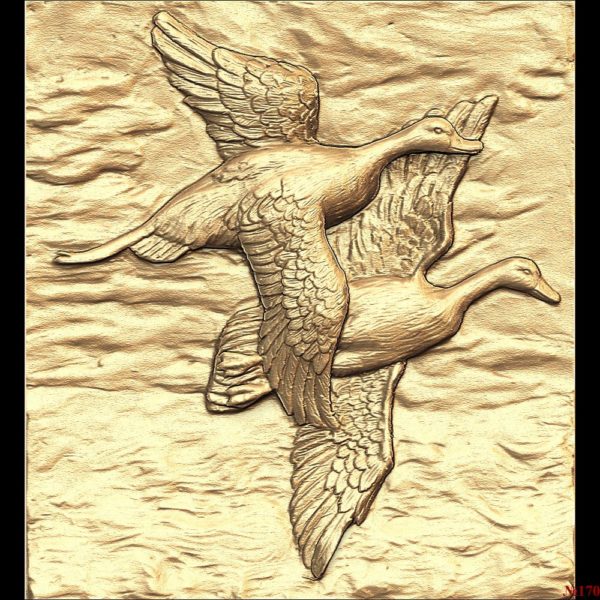 3d STL Model for CNC Panno Ducks (170)