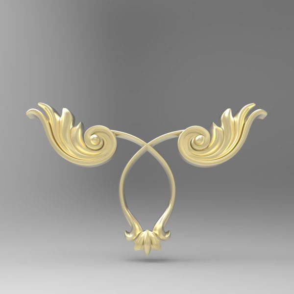 3d STL Model for CNC Decor Element (224)