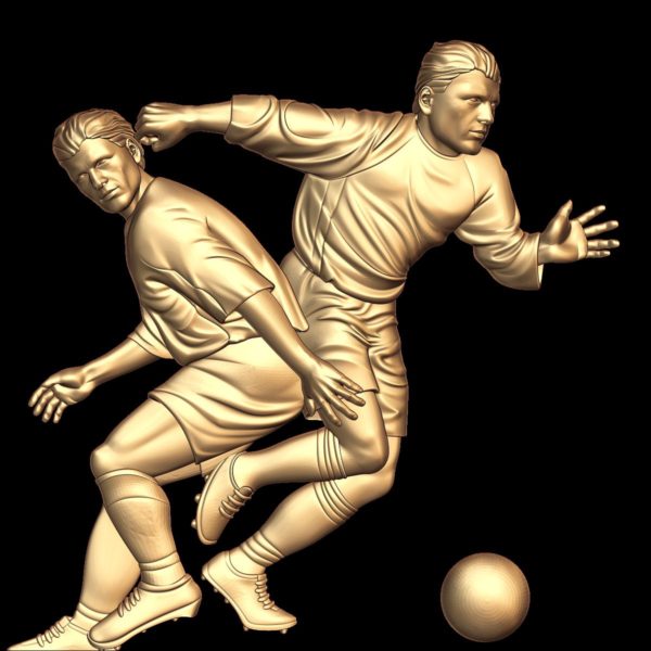 3d STL Model for CNC Football (3)