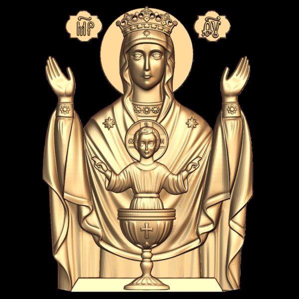 3d STL Model for CNC Religion Icon (8)