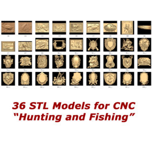 hunting and fishing collection for cnc