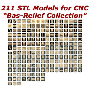 Bas relief collection for cnc router