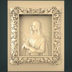 3d STL Model for CNC and 3d Printer Bas-Relief 1036