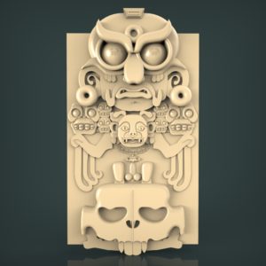 3d STL Model for CNC and 3d Printer Bas-Relief 1039