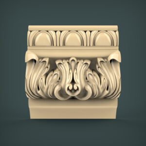 3D STL Model for CNC and 3d Printer - Moulding